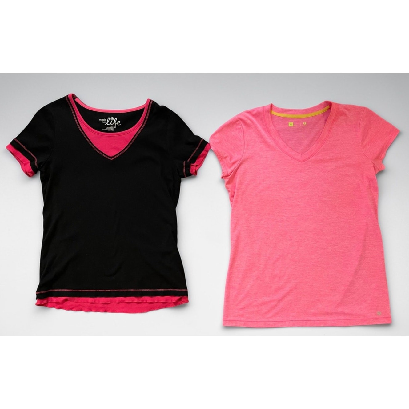 Woman\'s Activewear 2 workout Tops Medium Outdoorwear Comfort Casual Xersion