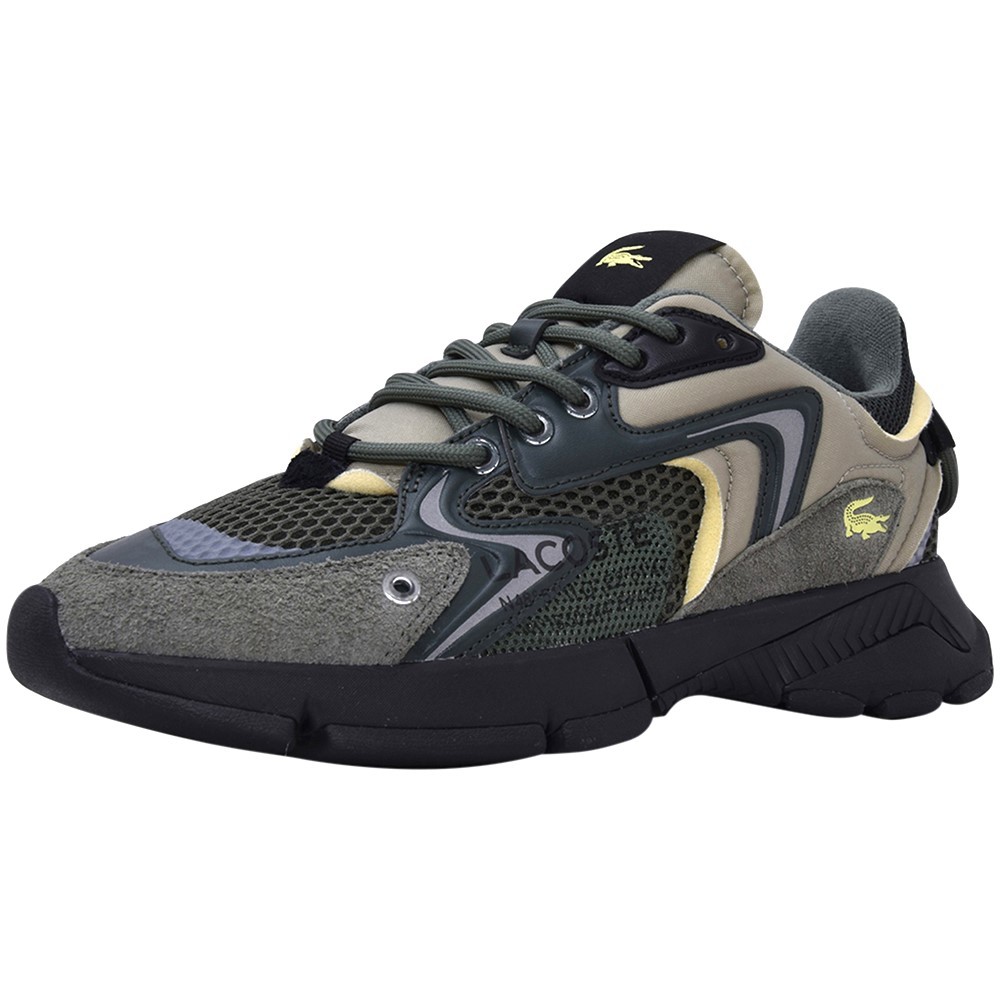 Lacoste L003 Neo-223-1 SMA Men's Sneakers Lace-Up Shoes Khaki/Green Lacoste L003 Neo-223-1 SMA Men's Sneakers Lace-Up Shoes Khaki/Green