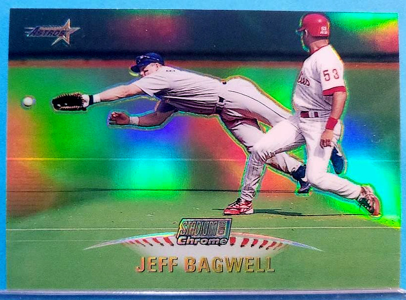 1999 Topps Stadium Club - RARE INSERT -  Chrome Refractor Jeff Bagwell #SCC3