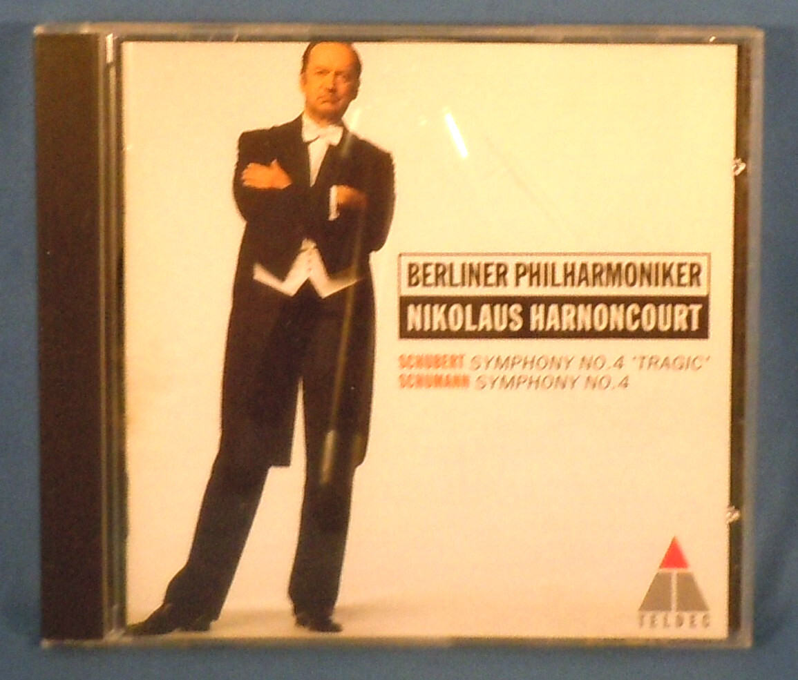 CD - Schubert Sym #4 - Schumann Sym #4 - Berliner Philharmoniker - Harnoncourt CD - Schubert Sym #4 - Schumann Sym #4 - Berliner Philharmoniker - Harnoncourt