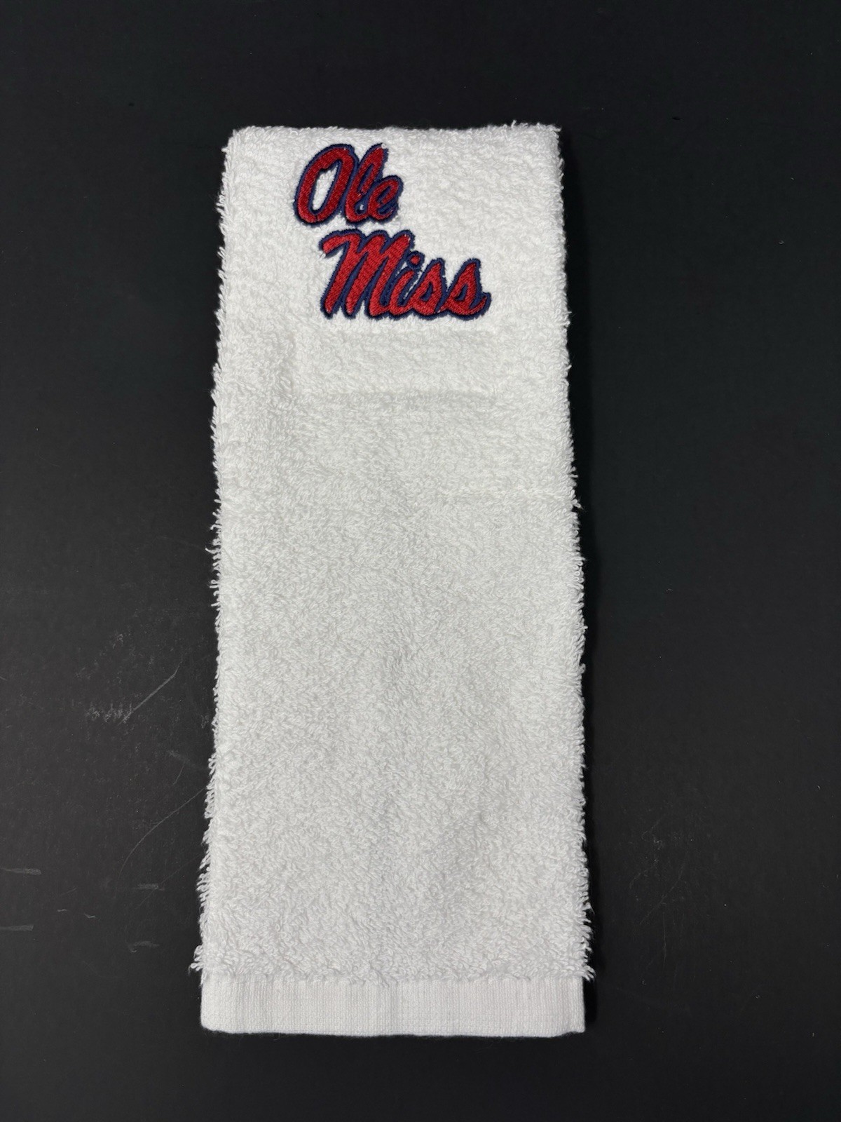 Ole Miss Rebels College Football QB Game Towel White Cotton New Ole Miss Rebels College Football QB Game Towel White Cotton New