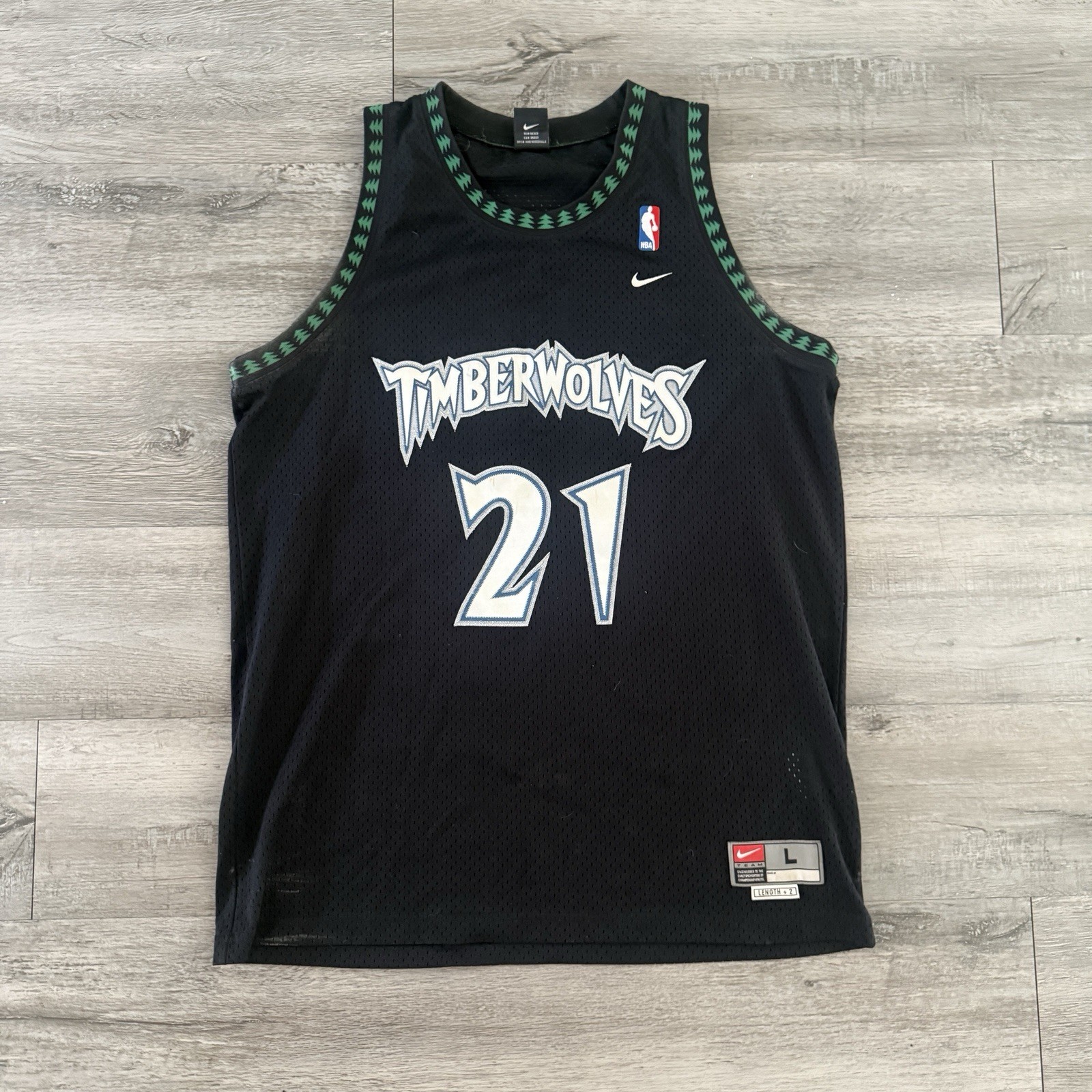100% Authentic Nike Kevin Garnett Minnesota Timberwolves Jersey Large 100% Authentic Nike Kevin Garnett Minnesota Timberwolves Jersey Large