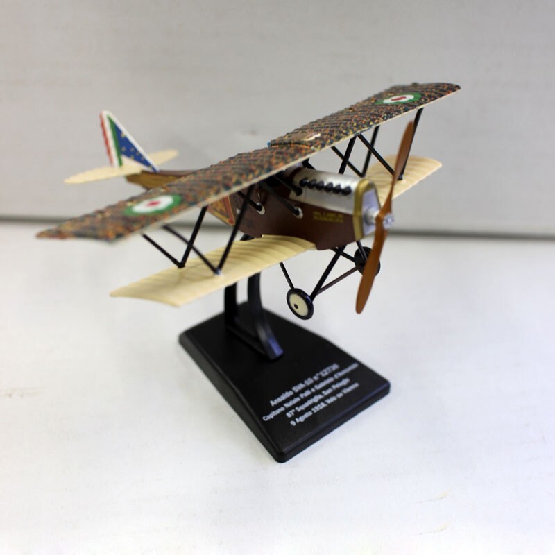 1:72 Diecast Military Model Italian Ansaldo SVA.10 Biplane Aircraft Collection