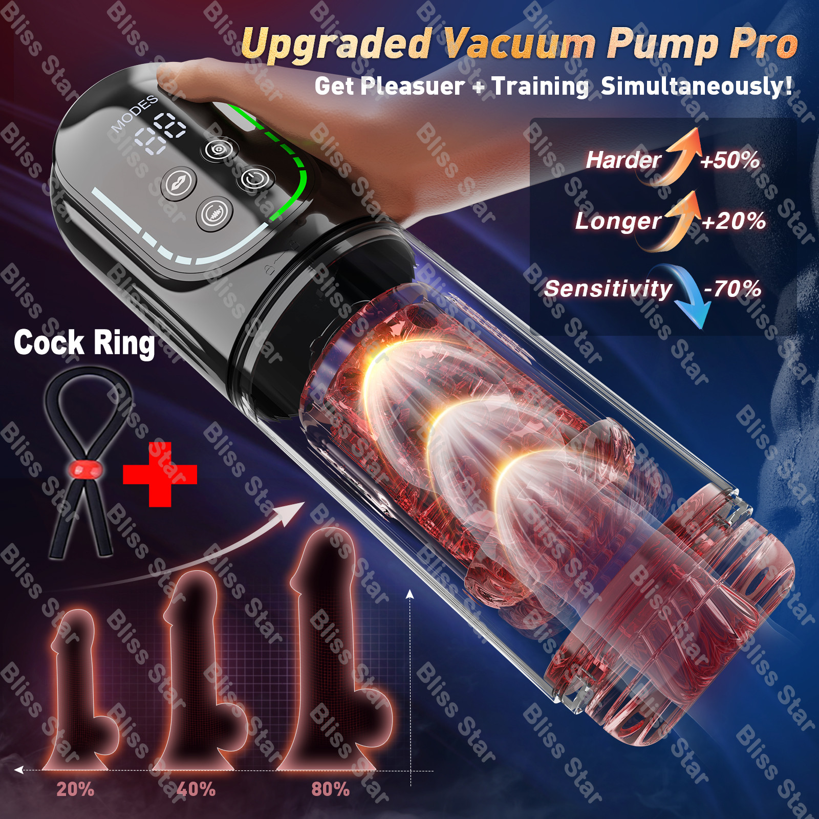 Male Masturbaters Automatic HandsFree Thrusting Cup Rotating Stroker Men Sex Toy