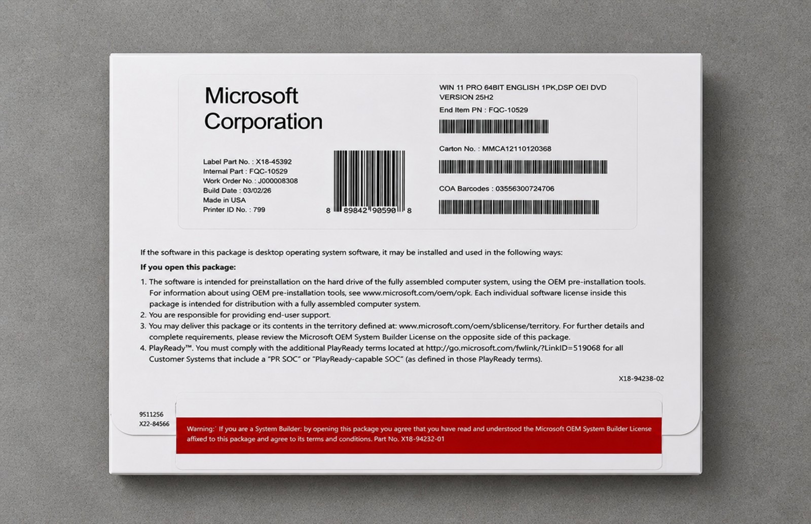 WINDOWS 11 PRO 64-BIT BRAND NEW AND SEALED DVD PACK 