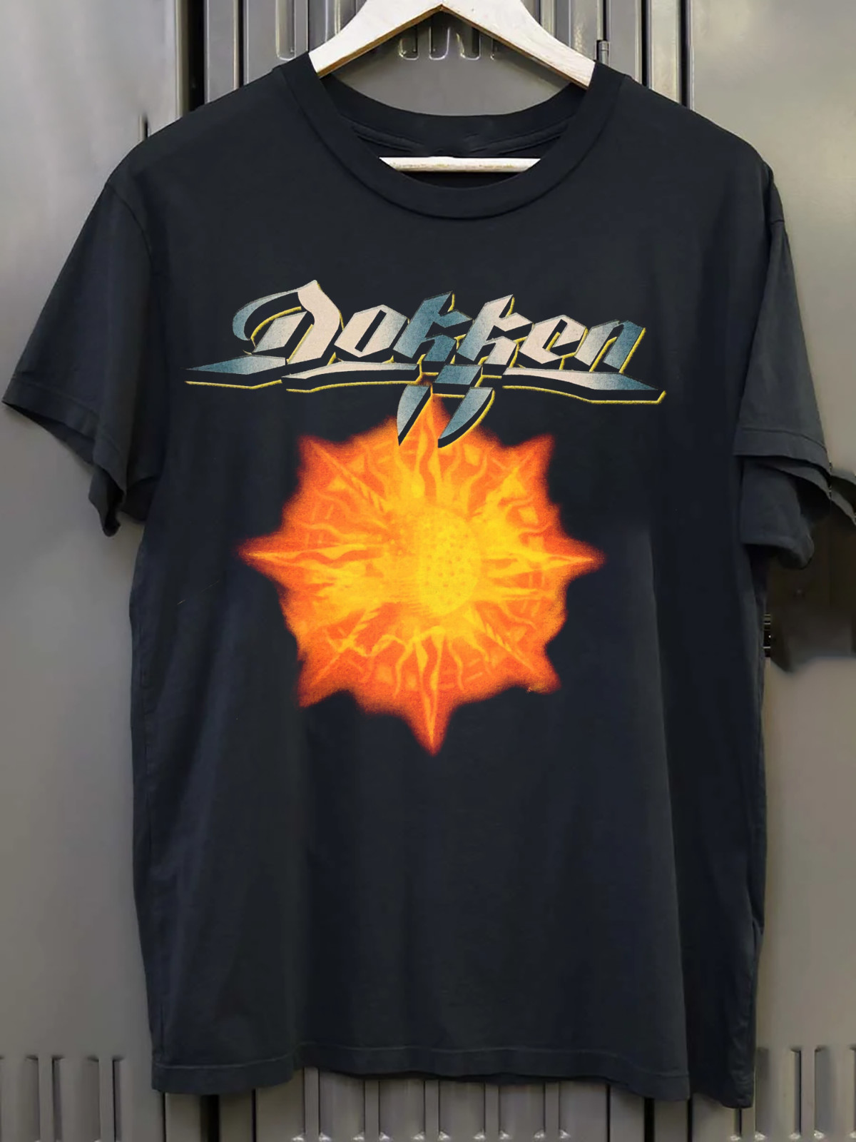 Dokken Live From The Sun 2000 Vintage Glam Metal Black Concert T-Shirt
