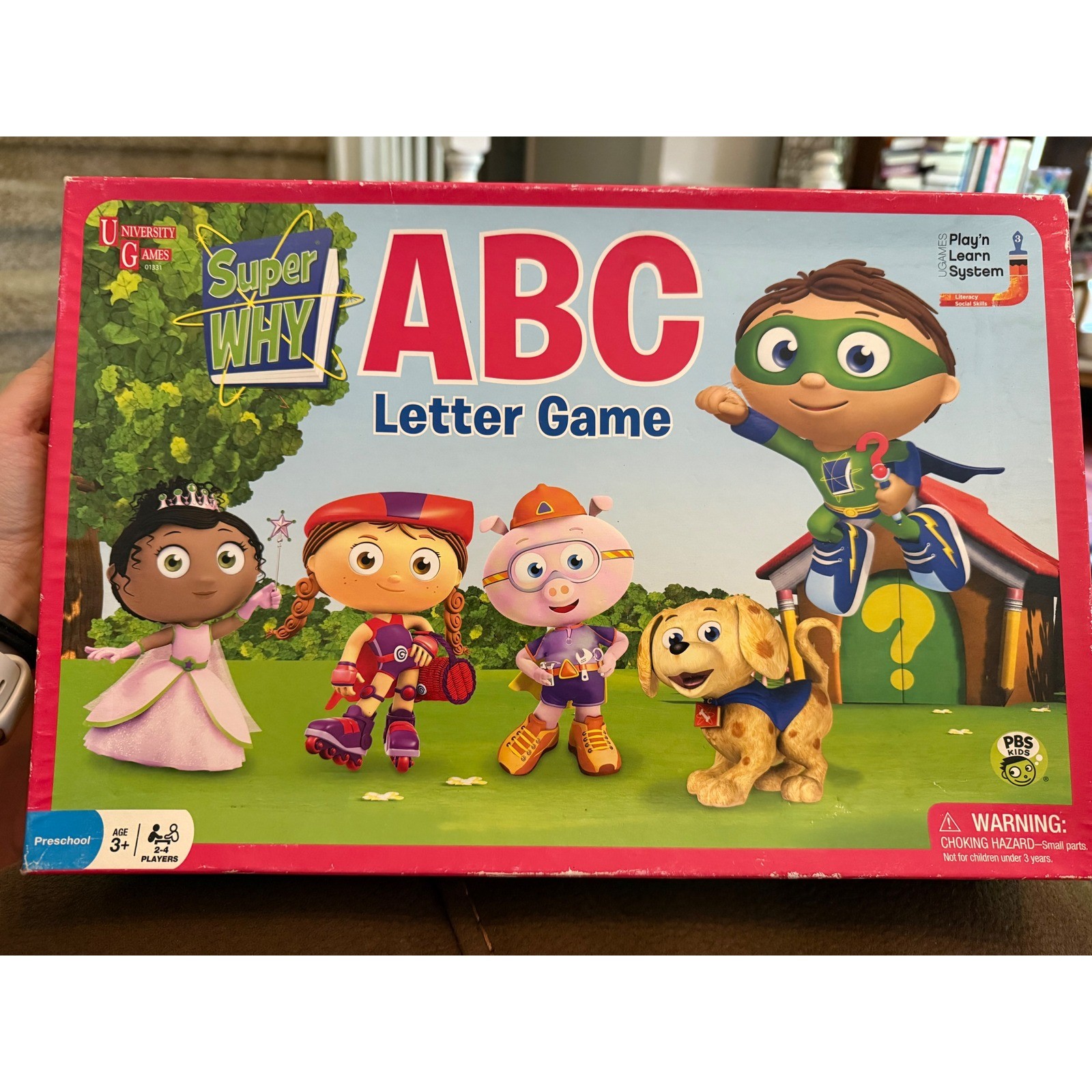 Super Why ABC Letter Game PBS Kids University Games Preschool Literacy Game