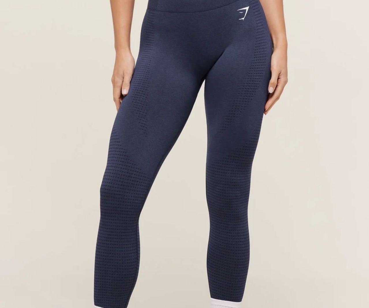 Gymshark Everyday Seamless High-Waisted Leggings - Navy Blue Small