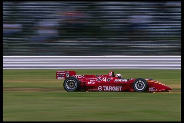 Alessandro Zanardi of Italy Indycar Budweiser GI Joe's 200 at Port- Old Photo