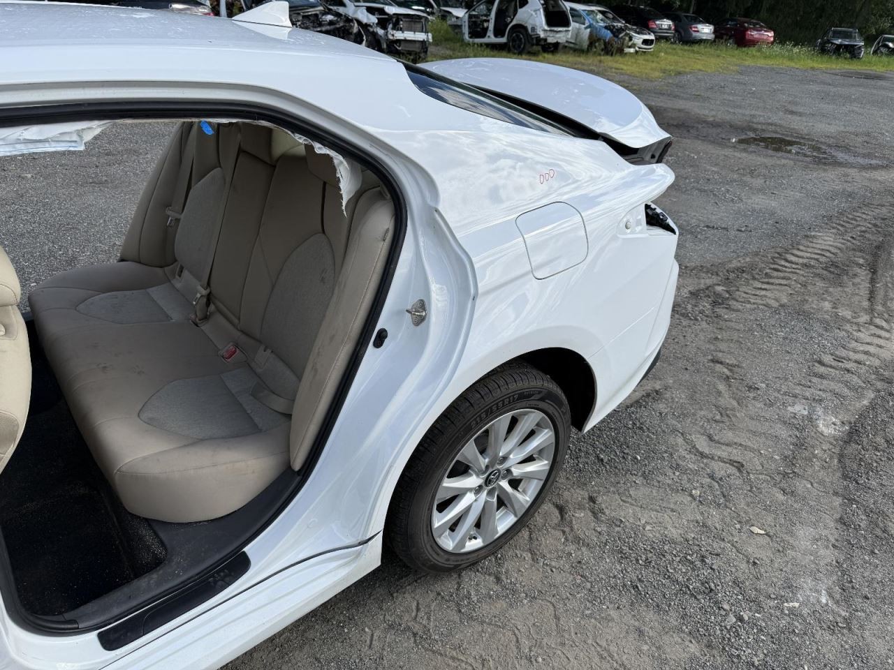2018-2024 Toyota Camry Left Driver Side Quarter Panel White OEM