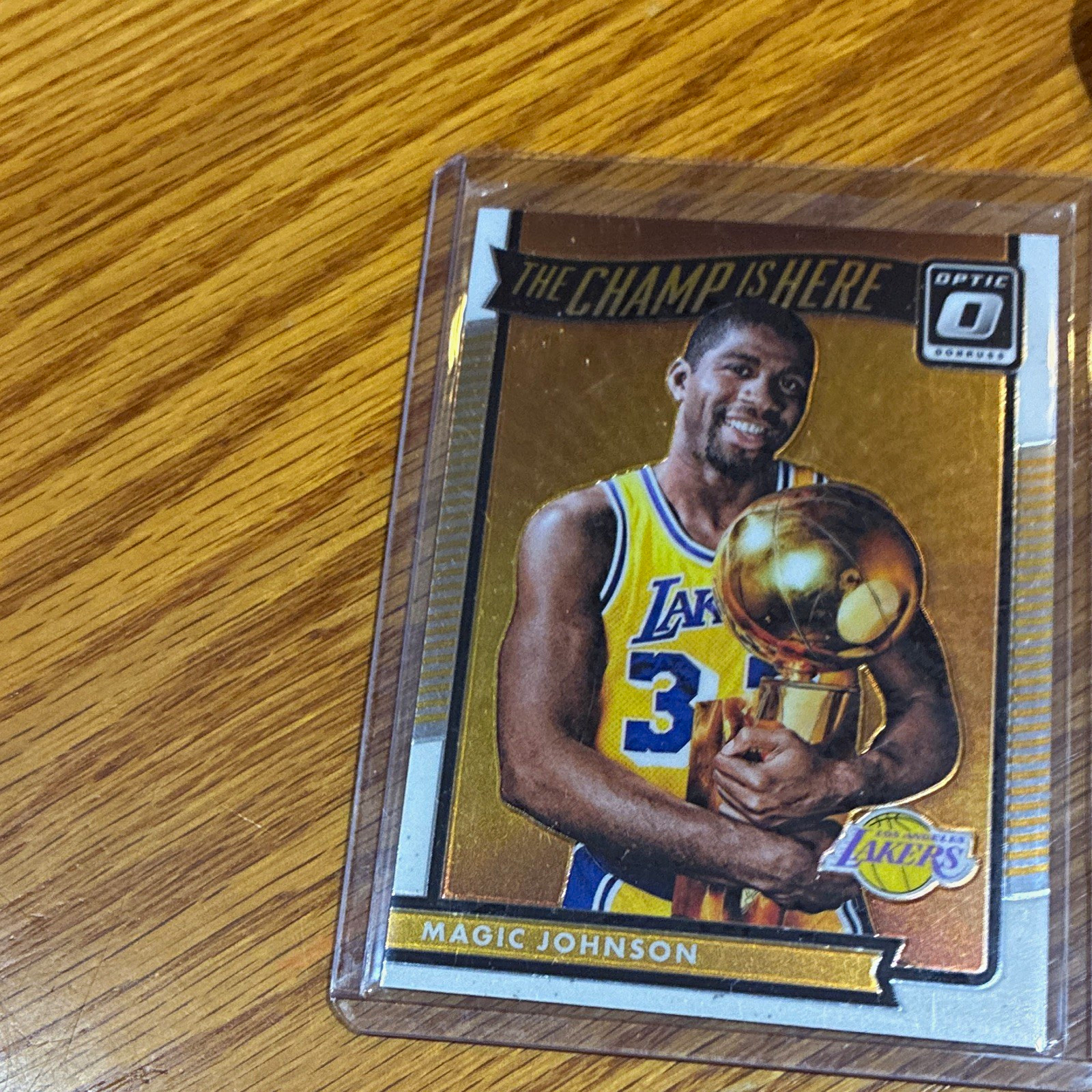 Panini 2016-17 Donruss Optic The Champ Is Here Magic Johnson Lakers #15 Panini 2016-17 Donruss Optic The Champ Is Here Magic Johnson Lakers #15