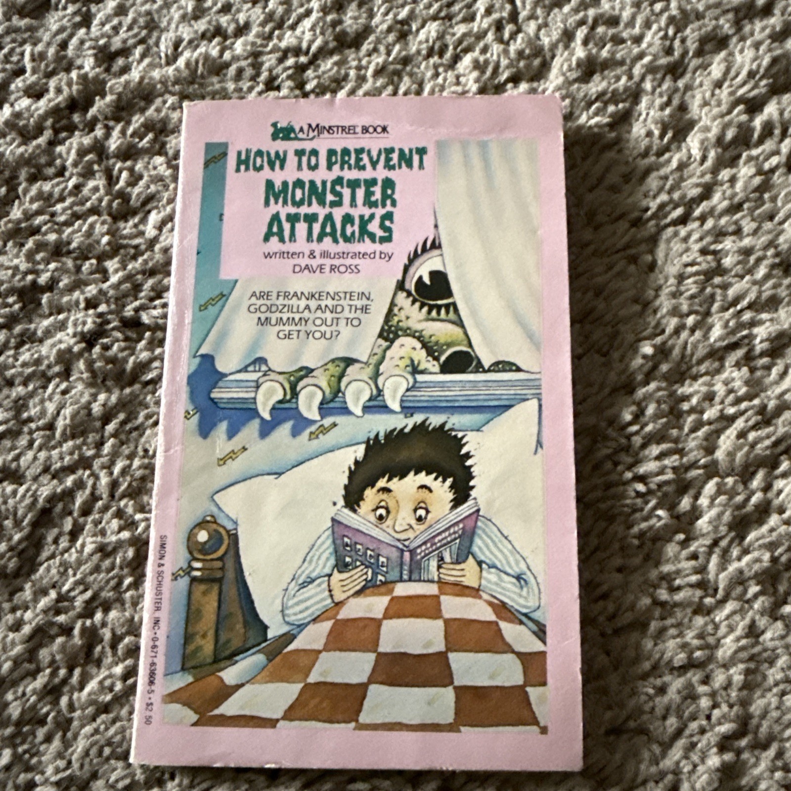 VTG 1986 How to Prevent Monster Attacks Dave Ross Children PB Rare Minstrel Ed. VTG 1986 How to Prevent Monster Attacks Dave Ross Children PB Rare Minstrel Ed.