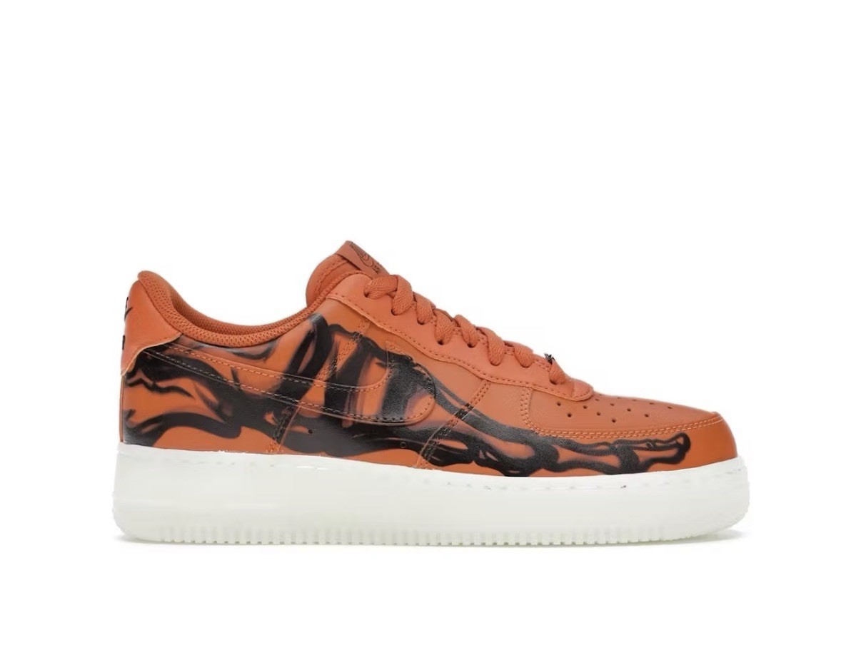 Nike - Air Force 1 Low - Orange Skeleton Halloween (2020) - 11 US - (No OG box)