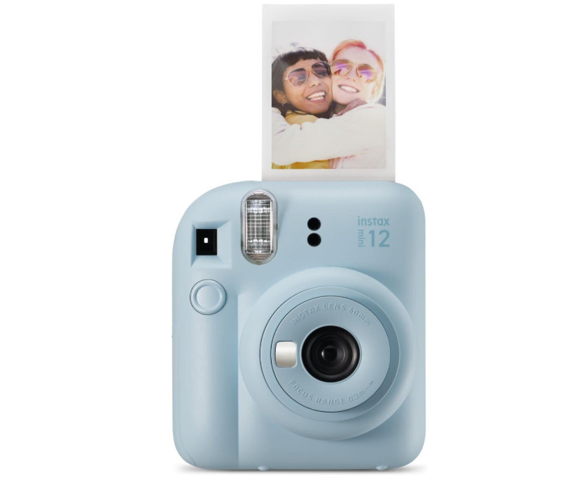New w Fujifilm Instax Mini 12 Instant Film Camera Automatic Exposure Pastel Blue