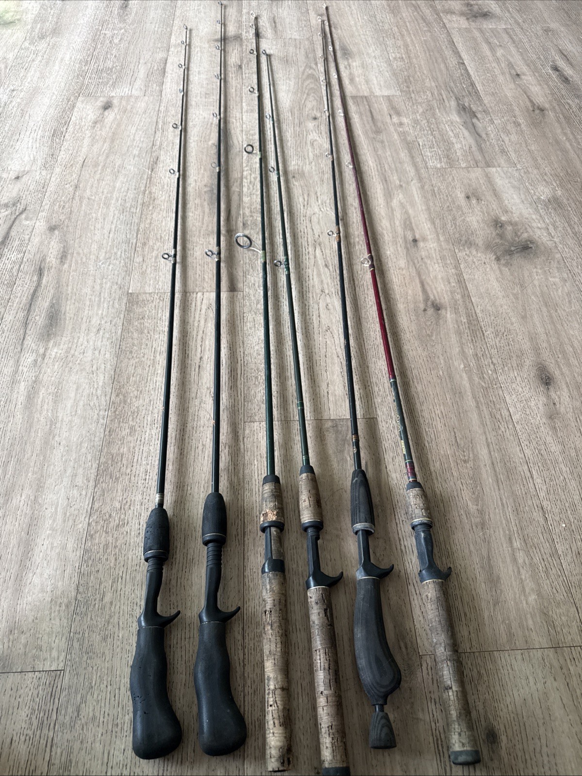 Berkeley Lighting Rods, Performa, Series One, Accu Flex And Cherrywood Fishing R