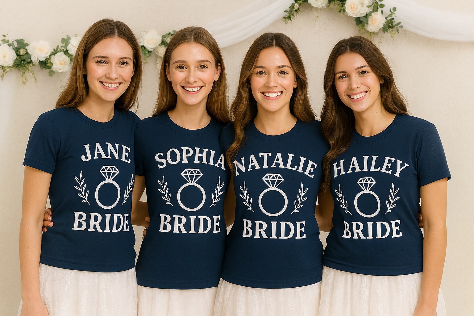 Customizable Bride Tee Shirt  All Sizes and Colors
