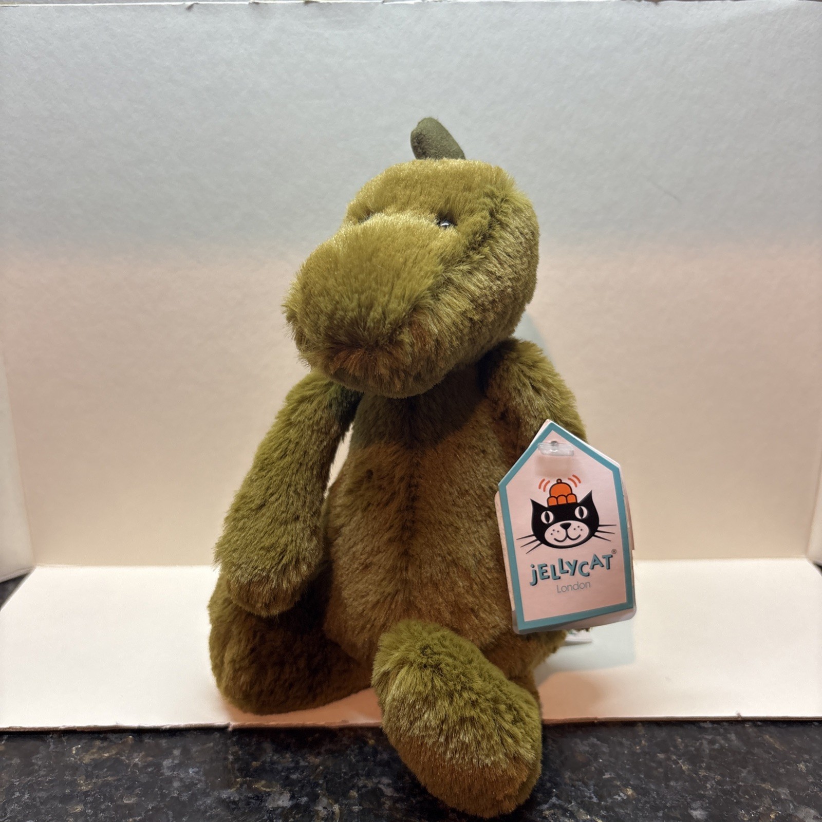Jellycat Small Bashful Dino Plush Stuffed Dinosaur Toy NWT