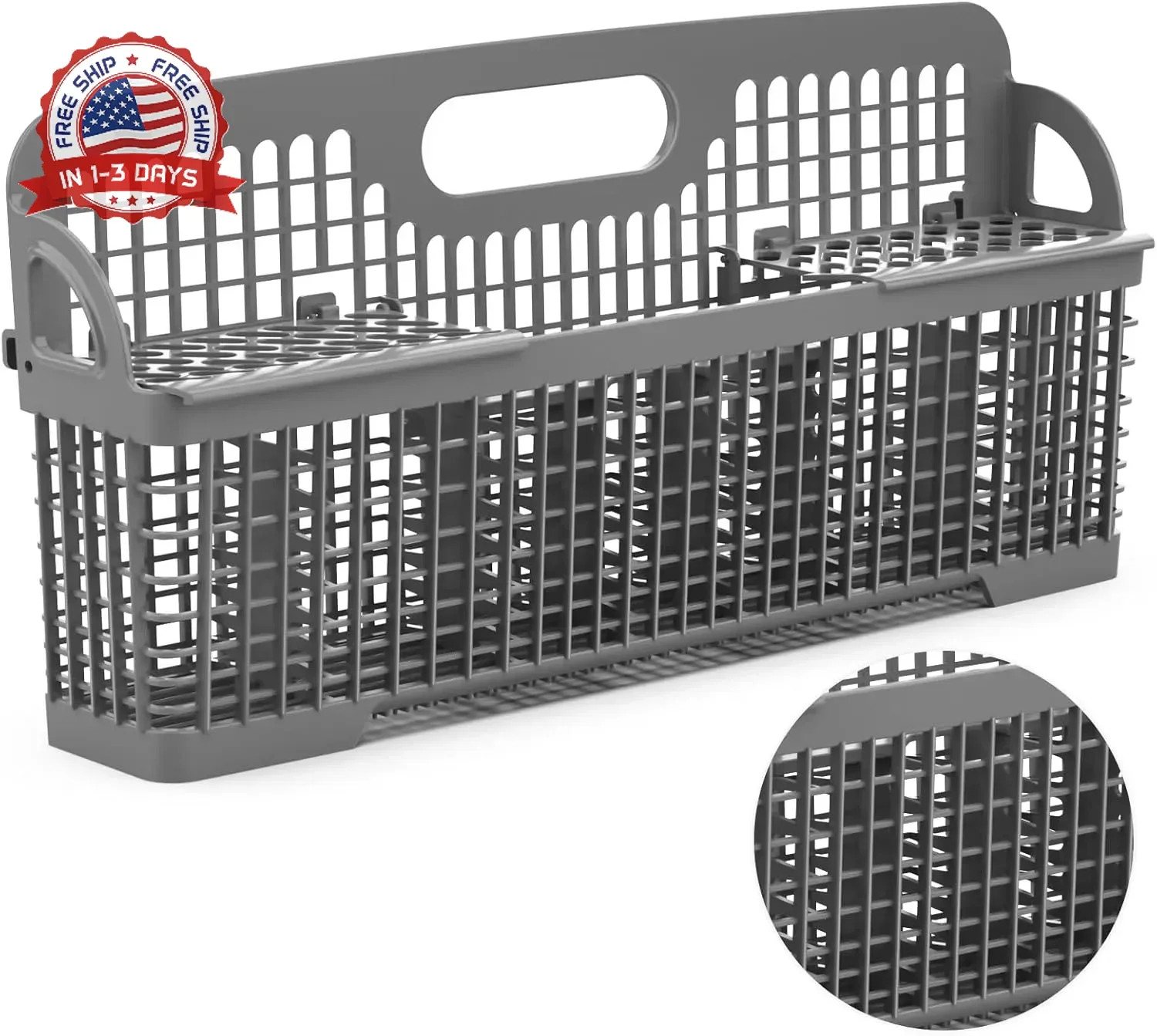 Upgrade W10190415 8531233 Universal Dishwasher Silverware Basket, Compatible wit