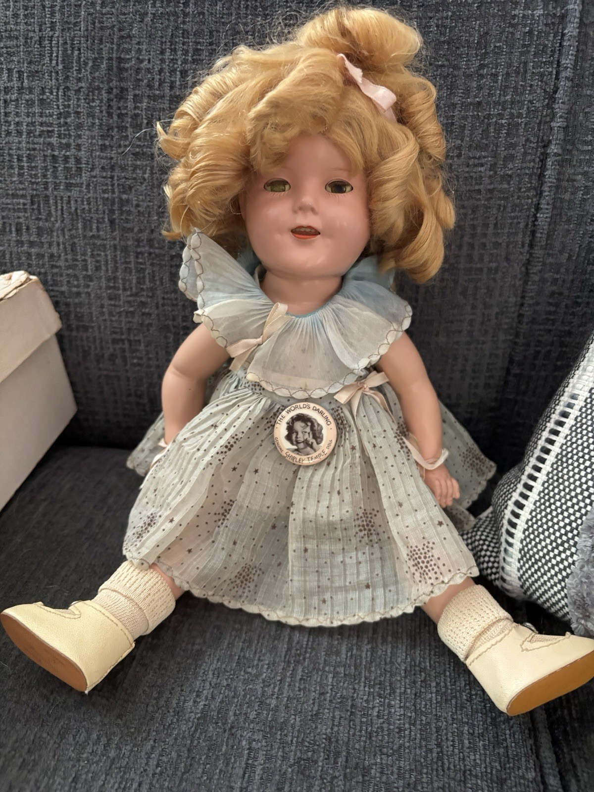 Vintage Shirley Temple Doll Composition 16 \ Vintage Shirley Temple Doll Composition 16 \