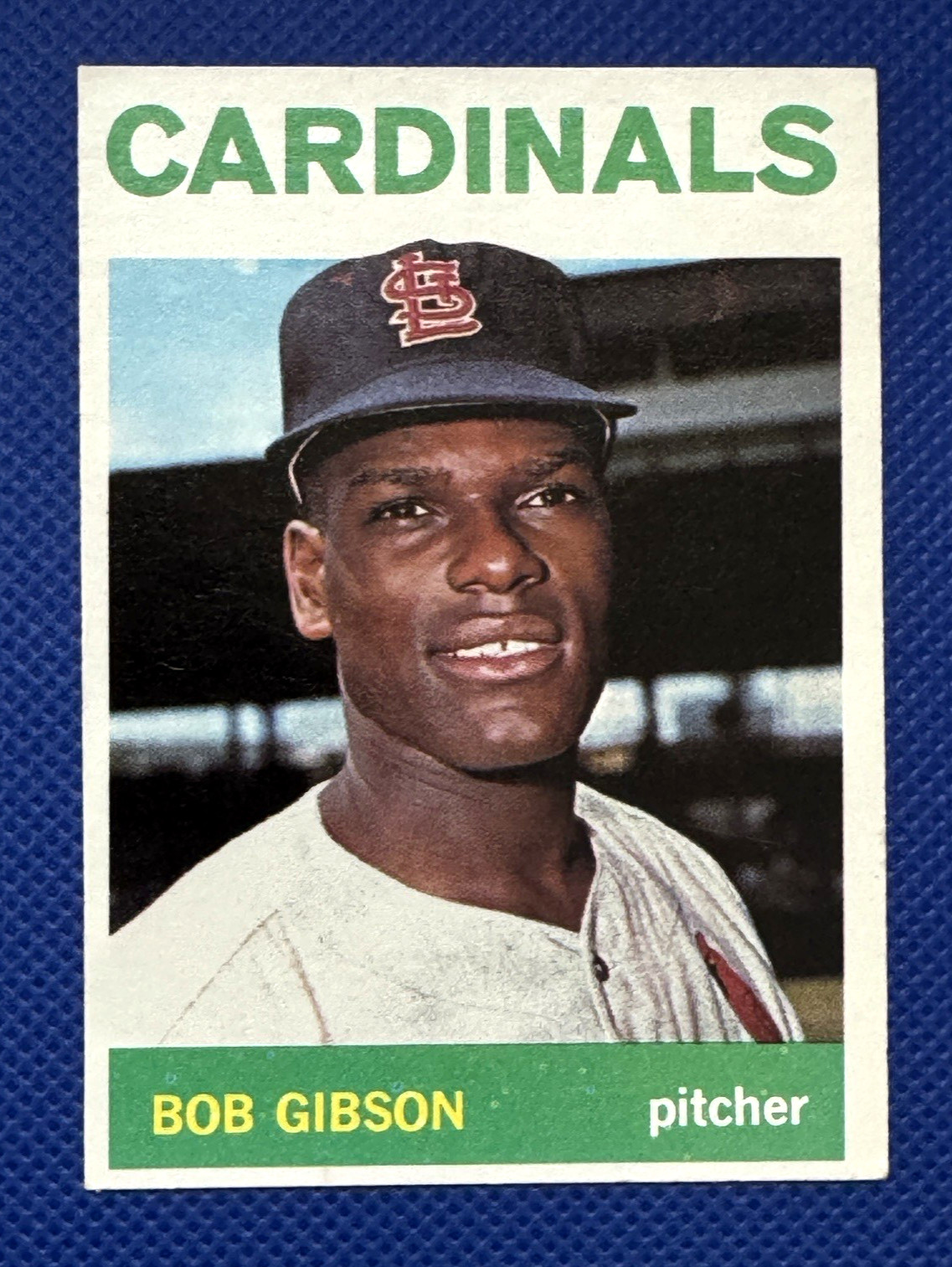 1964 Topps #460 Bob Gibson St. Louis Cardinals HOF / Sharp NM or Better