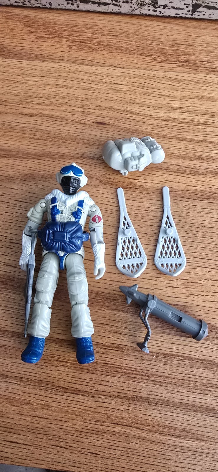 Vintage 1985 Cobra Snow Serpent G.I. GI Joe v1 Figure 3.75 ARAH Complete -Read