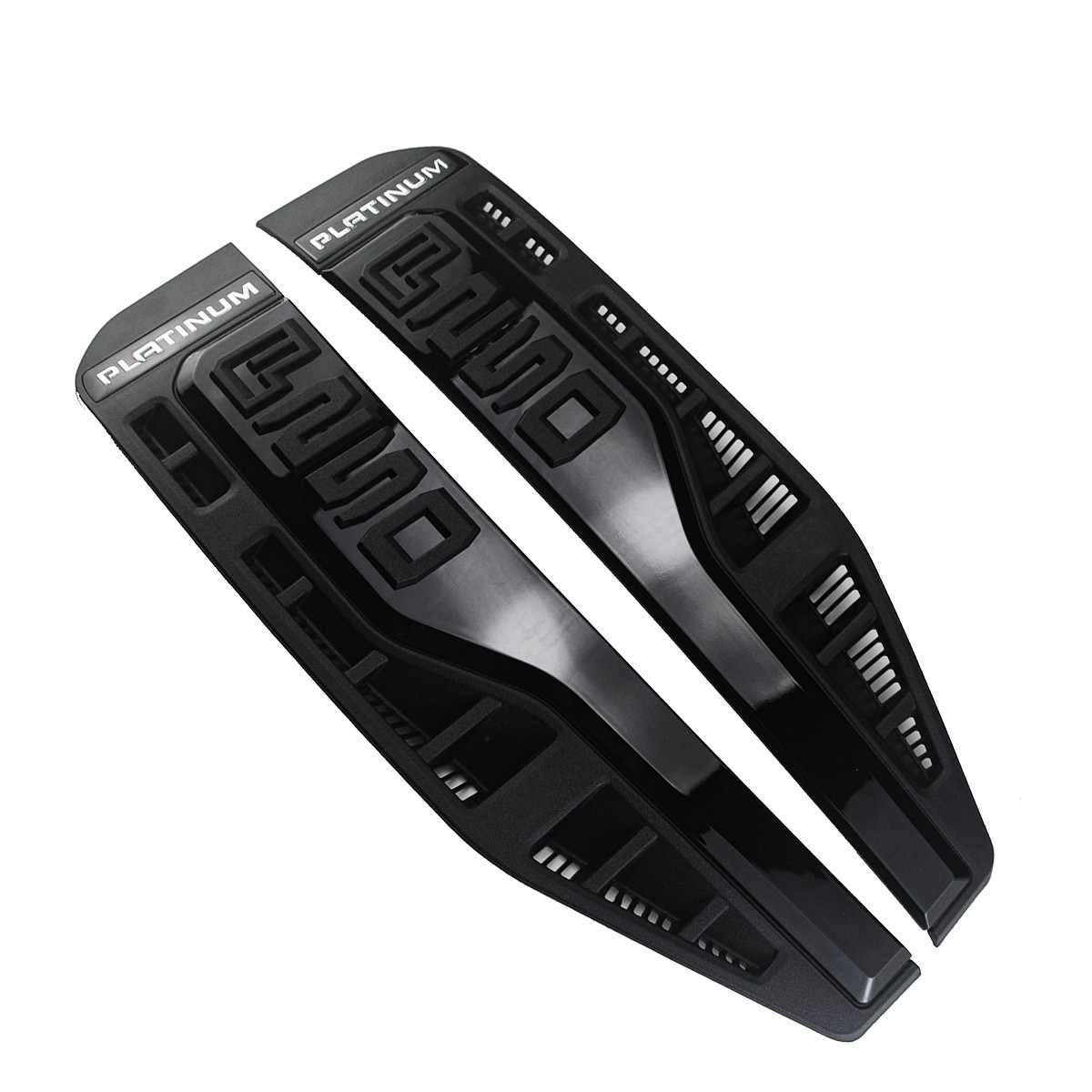 2PC Blackout Side Fender Emblem Nameplate Badge for 2023-2025 F250