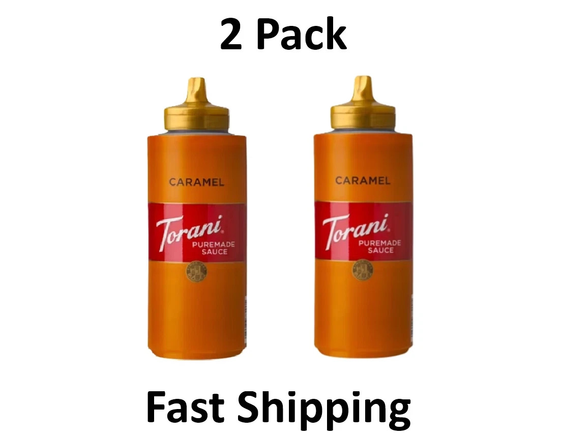 Torani Puremade Caramel Sauce 16.5 oz, 2 Pack