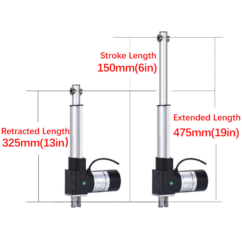 6000N 1320lbs 12V Heavy Duty Linear Actuator 6