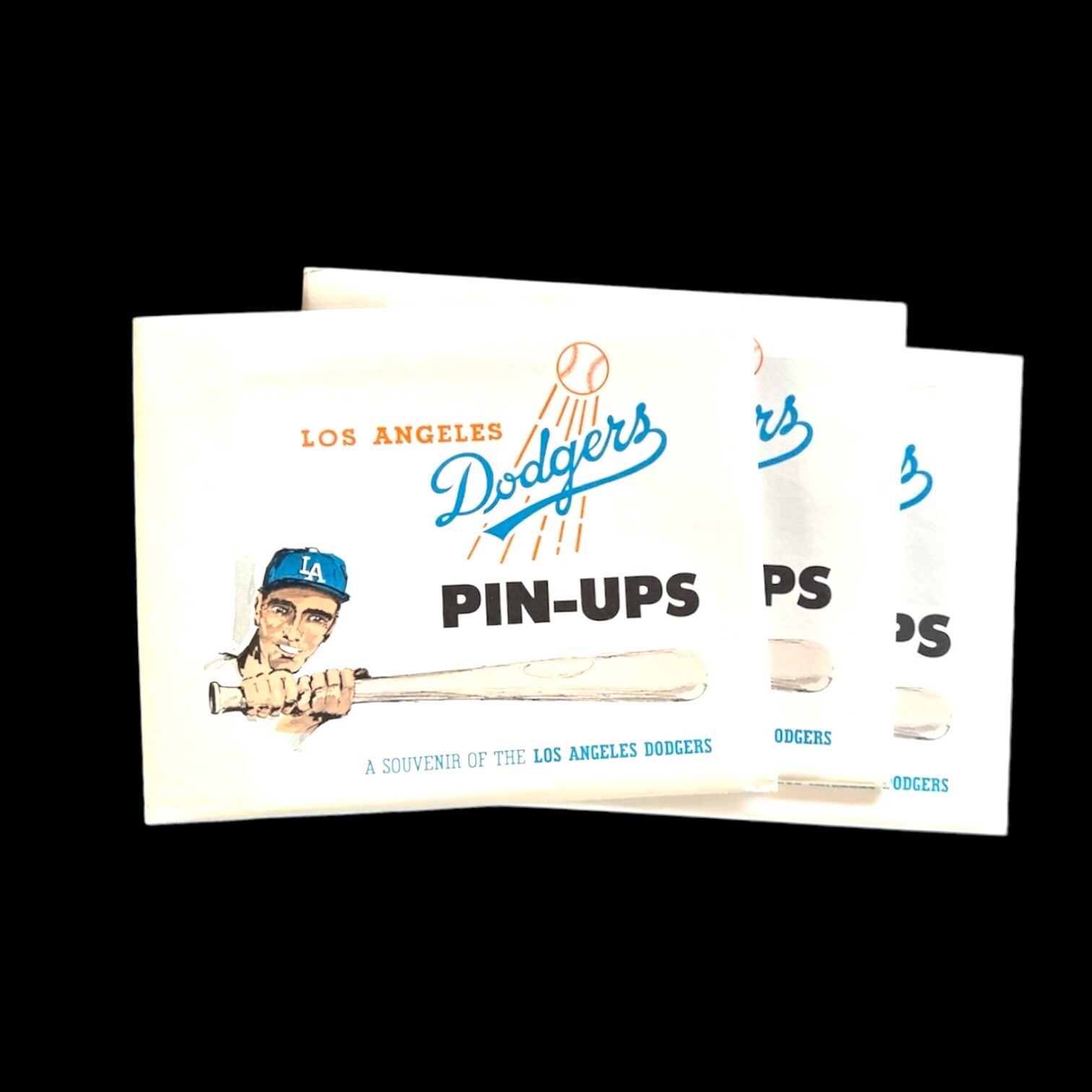 Los Angeles Dodgers 1963 Pin-Ups - 10 Card Set Original Sealed Envelope - Clean