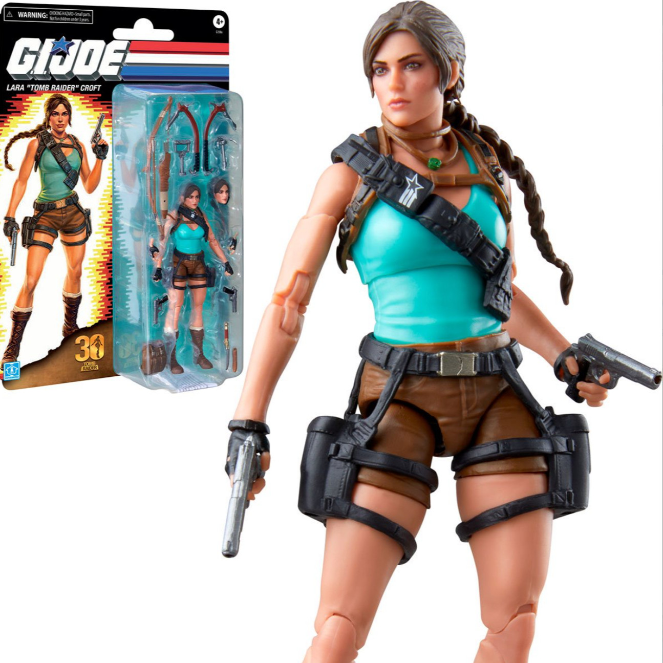 G.I. Joe Classified Series Retro Cardback Lara Croft Tomb Raider 6-Inch Figure