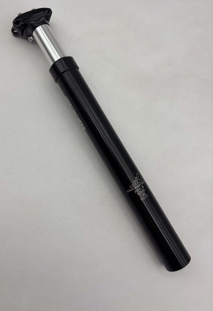 Zoom Suspension Seatpost Aluminum Shock Absorber 31.6mm H2020 Black Zoom Suspension Seatpost Aluminum Shock Absorber 31.6mm H2020 Black
