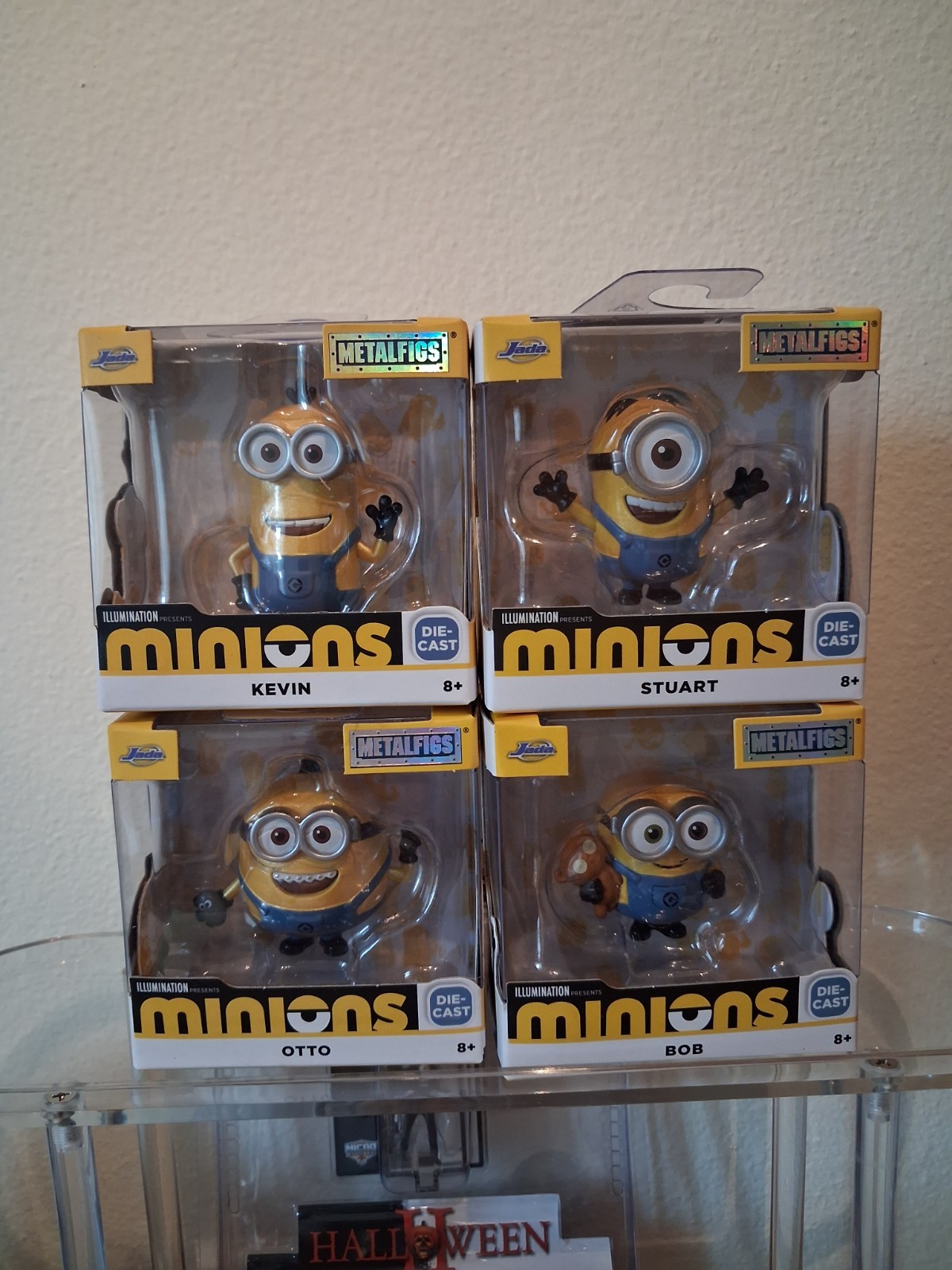 Metalfigs Minions Kevin Bob Stuart Otto Jada Die-cast Figures 2\