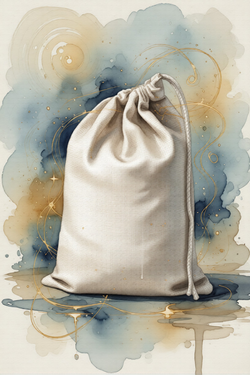CharkaBags - 3 x 5 Inches Cotton Single Drawstring Reusable Washable Muslin Bags