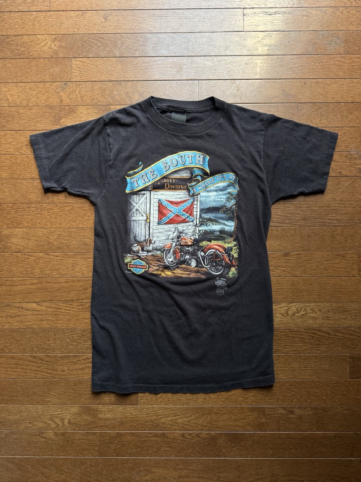 1985 Harley-Davidson 3D Emblem “The South Is Where It\'s At” Shirt Size M 1985 Harley-Davidson 3D Emblem “The South Is Where It\'s At” Shirt Size M
