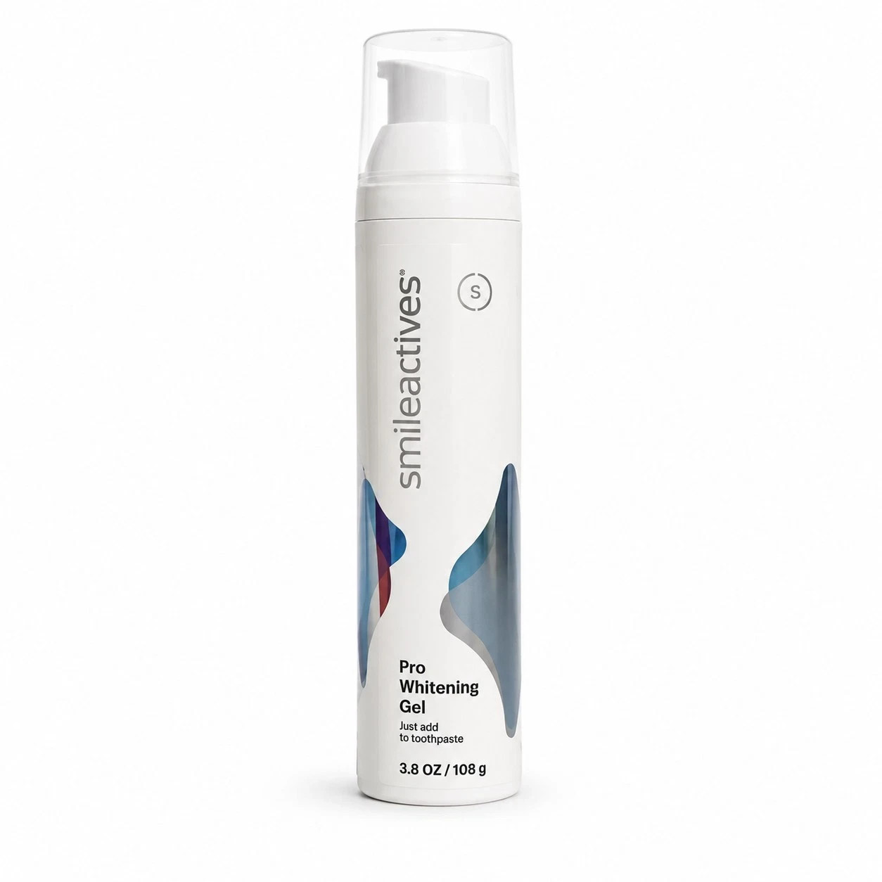 Smileactives Pro Whitening Gel Add To Toothpaste for Brighter Teeth 3.8 Oz
