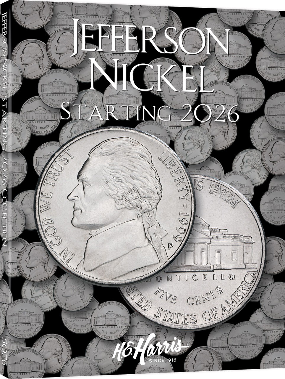 H.E. Harris® Coin Folder - Jefferson Nickels Collection #4: Starting 2026 H.E. Harris® Coin Folder - Jefferson Nickels Collection #4: Starting 2026
