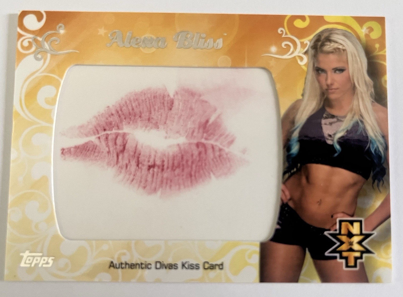 Alexa Bliss Kiss Card NXT Topps Set 2016 WWE NXT /99