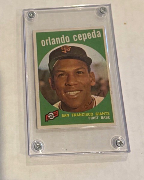 Topps 1959 Orlando Cepeda #390 San Francisco Giants Rookie Base Set