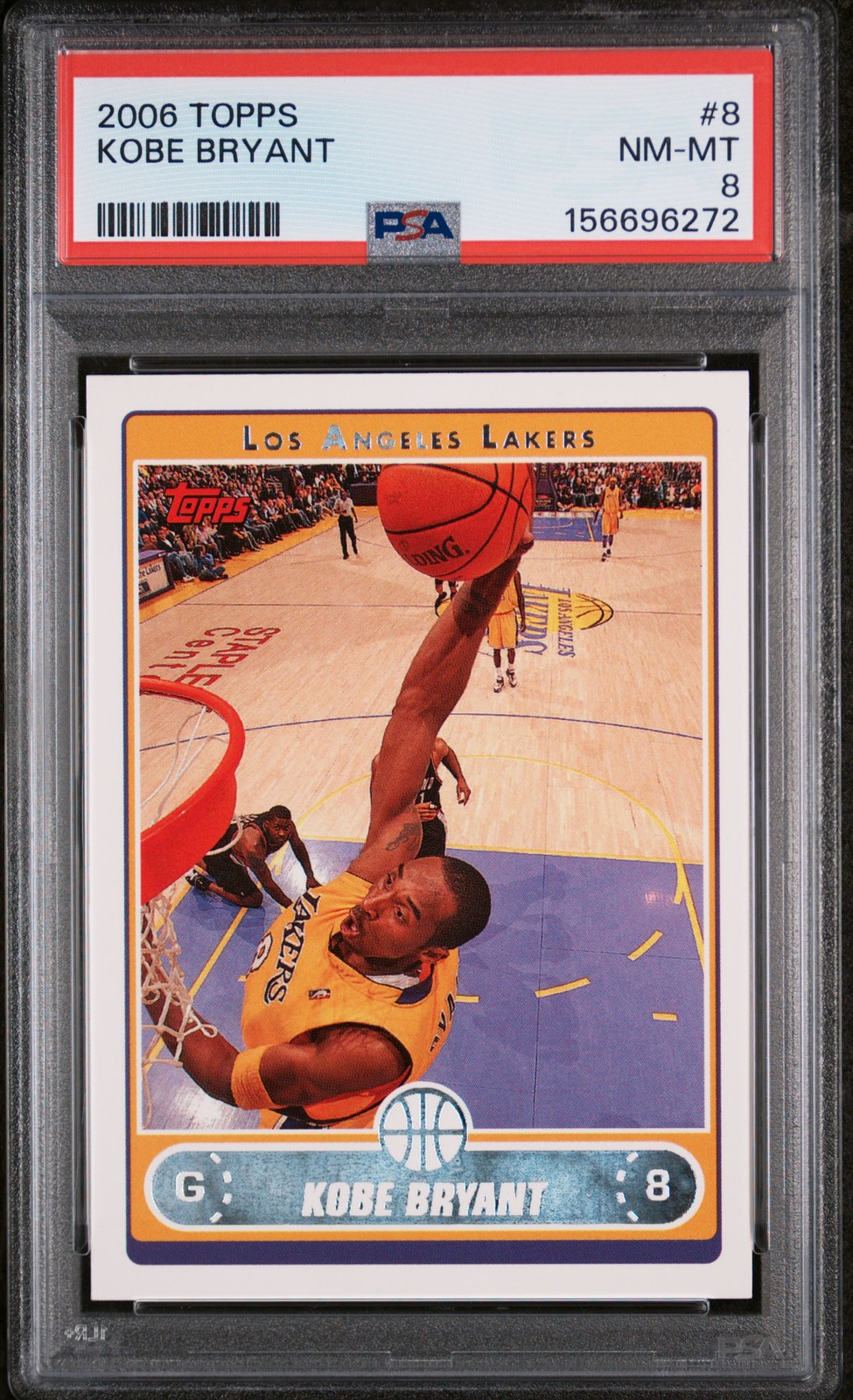 2006 Topps #8 Kobe Bryant PSA 8 Lakers HOF NBA Basketball Card
