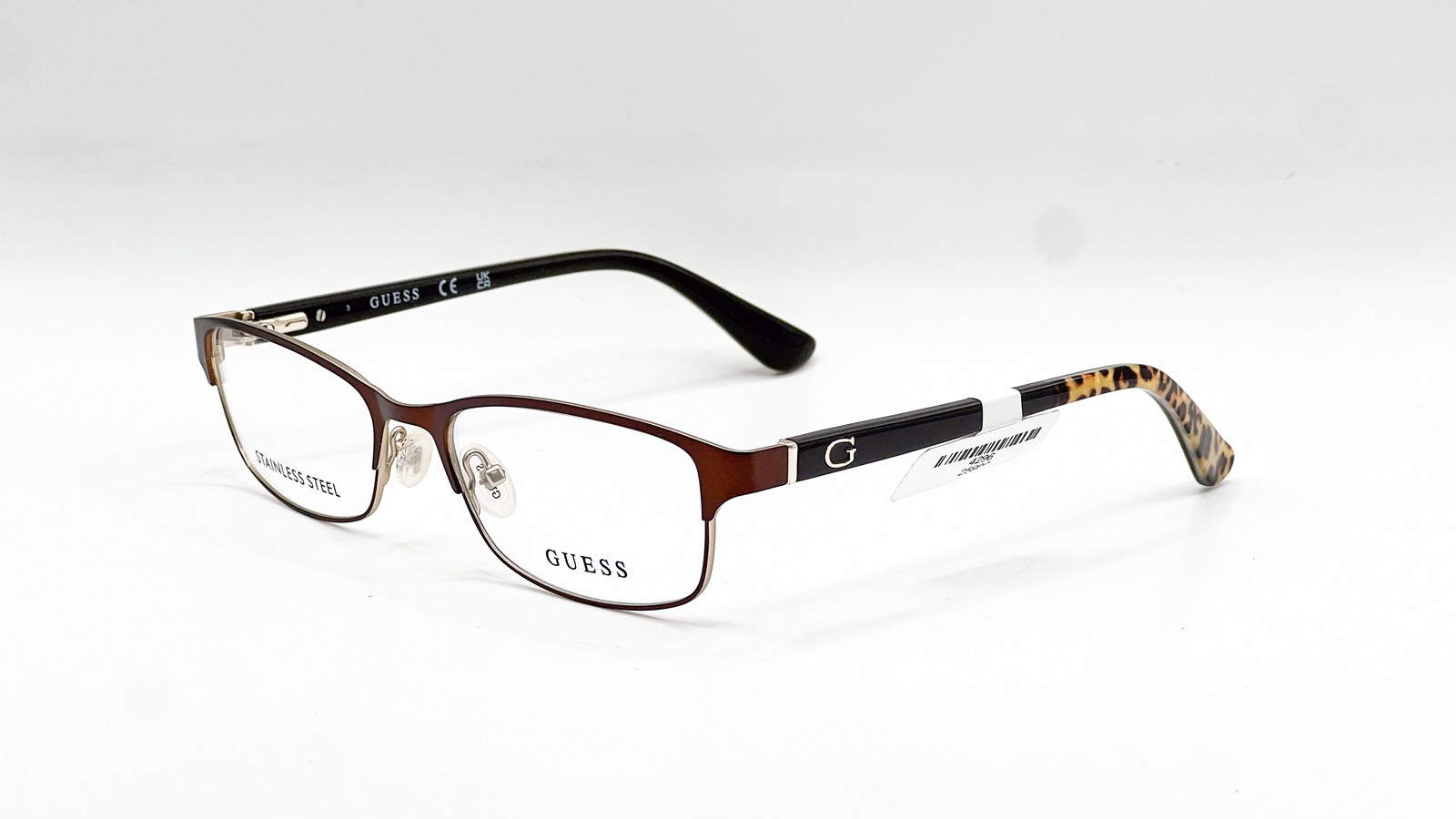 NEW GUESS GU2614 049 MATTE DARK BROWN AUTHENTIC EYEGLASSES 52-17