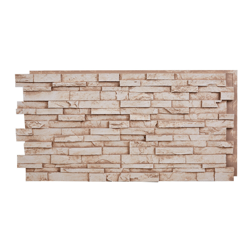 New Everest Elegance Faux Stone Natural Wall Panels Featuring Deep Stacked Slate