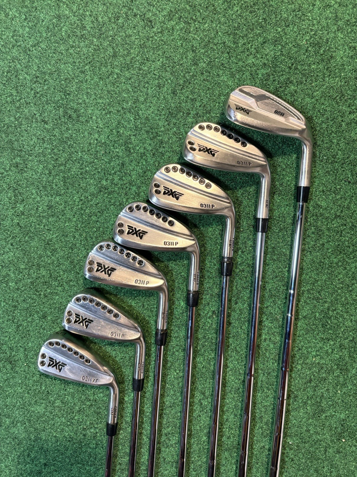 Nice PXG Gen 2 5-GW Iron Set 0311P - Stiff Flex RH Nice PXG Gen 2 5-GW Iron Set 0311P - Stiff Flex RH