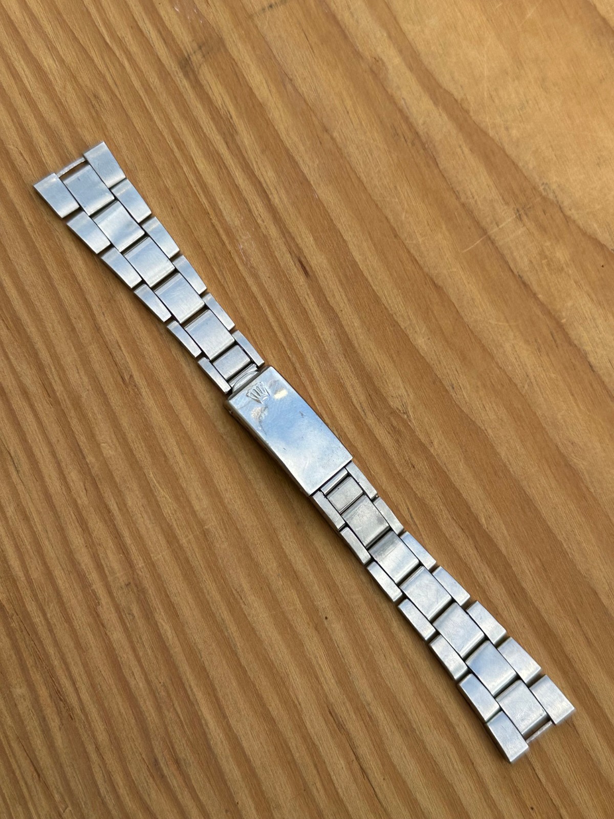 Vintage Rolex Watch Bracelet 7835 19mm Without End Links Vintage Rolex Watch Bracelet 7835 19mm Without End Links