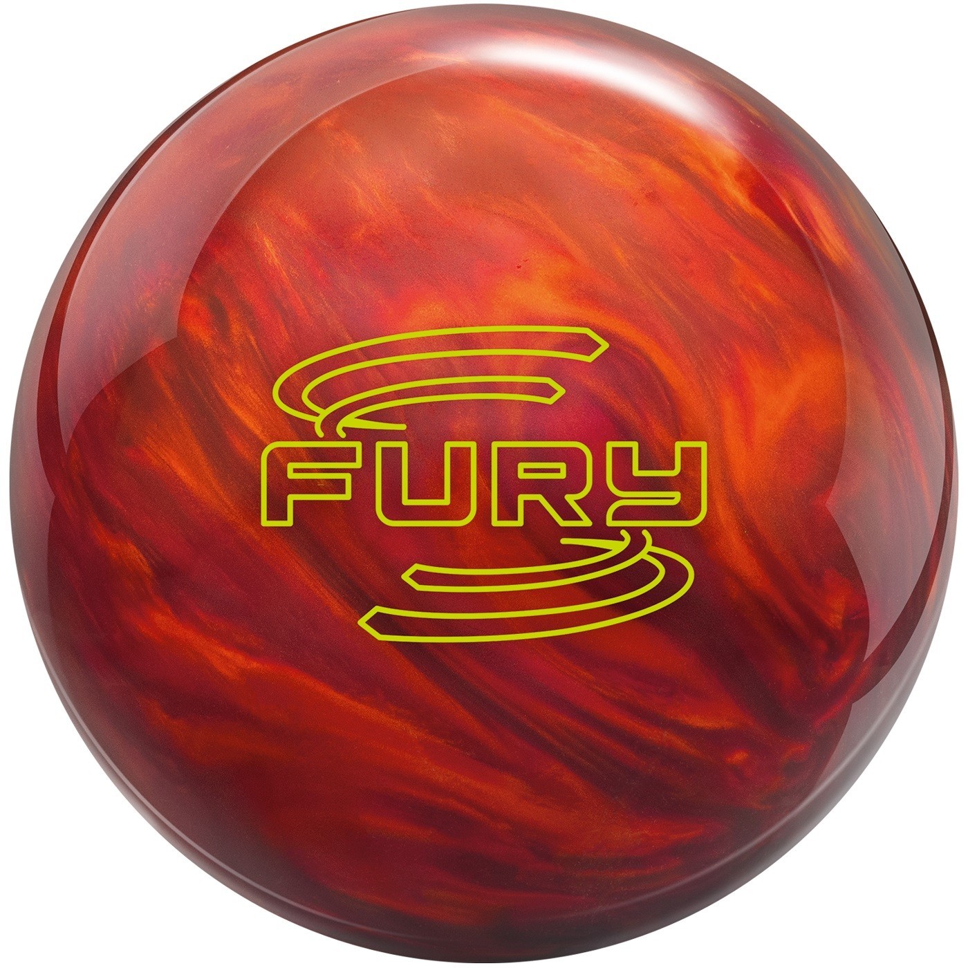 Brunswick Fury Orange/Red Bowling Ball