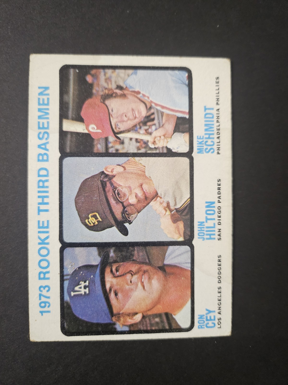 1973 Topps #615 Mike Schmidt RC Ron Cey Rookie HOF Phillies Vintage.  read below