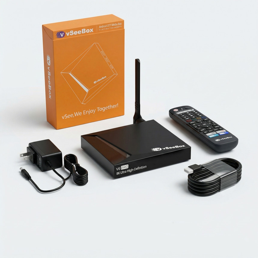 VSeeBox V6 PRO -  Authorized Dealer 30-Day Satisfaction Guarantee