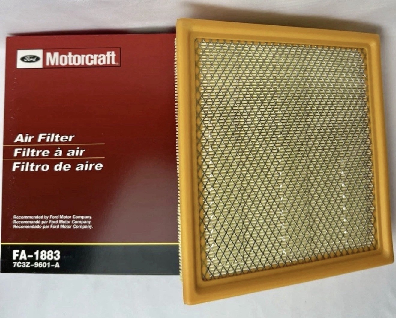 Genuine OEM Motorcraft FA1883 Ford 7C3Z9601A Air Filter