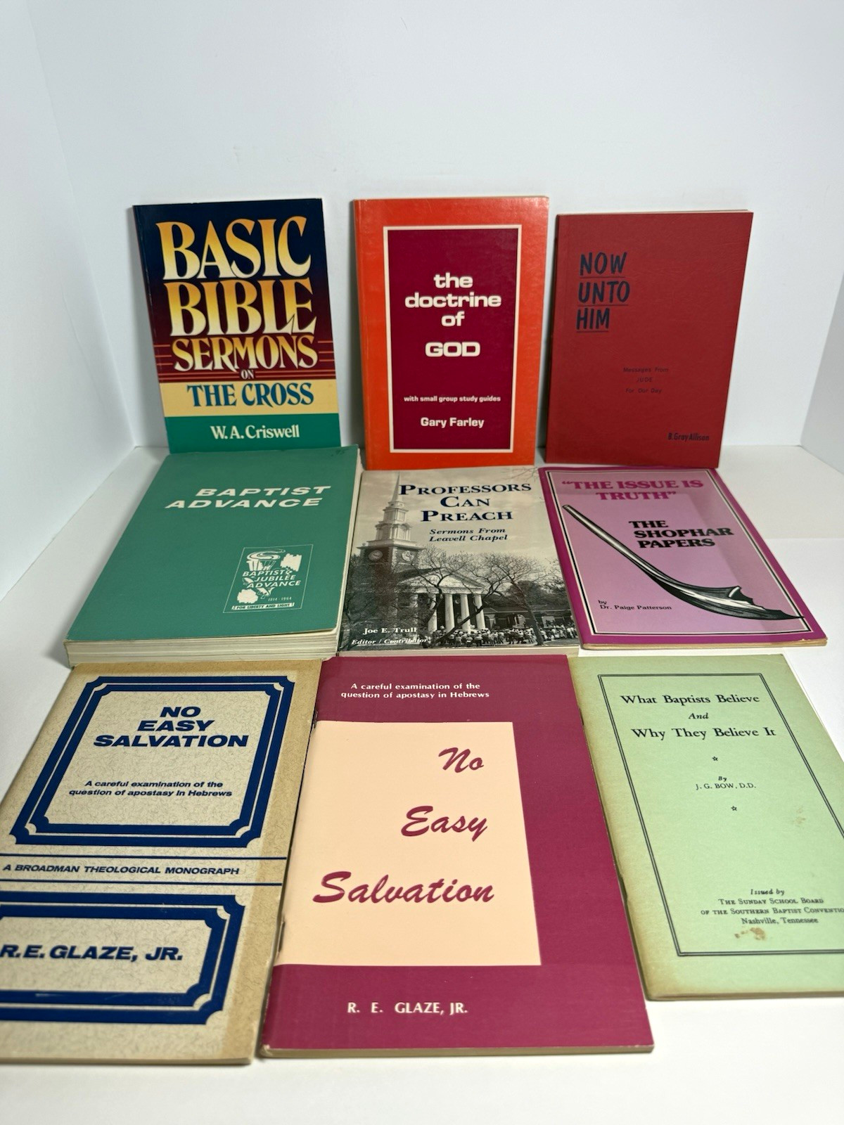 Vintage Southern Baptist Theology History  Lot Broadman Criswell Patterson 9Bk