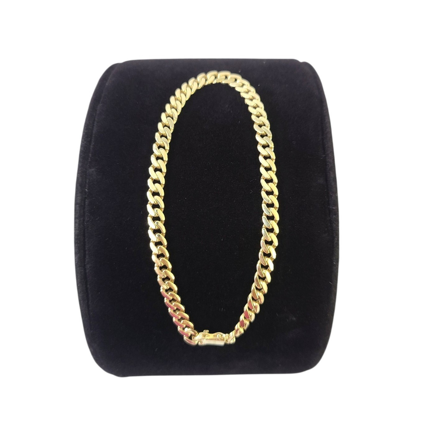 10k Real Gold Miami Cuban Bracelet 5.5mm Link 7.5\