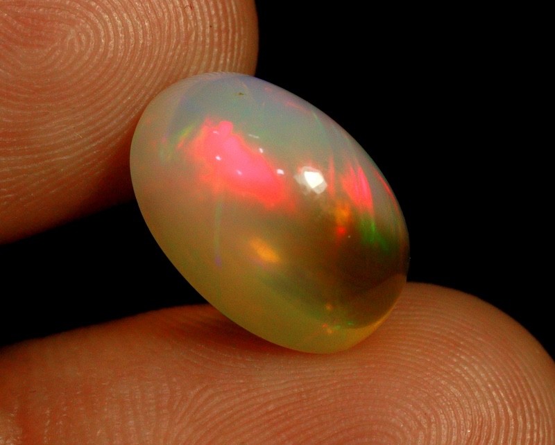 Top grade quality of natural ethiopian opal cabochon jewelry making 5.65  Crt